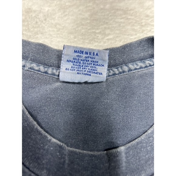 Vintage Nothing Else is a Pepsi Single Stitch Faded Blue T-Shirt Men's Size L/XL - Picture 6 of 9